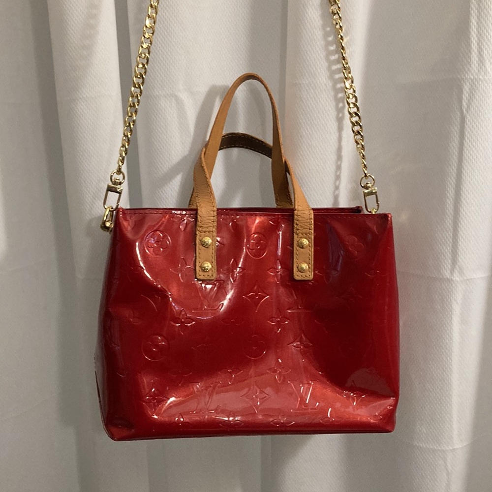 Authentic Louis Vuitton monogram Vernis PM Reade small tote. Cute! - Picture 12 of 16